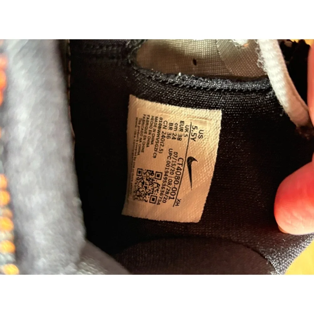 Nike Kyrie 7 Little Kids Basketball Shoes Black‎ Yellow Sneakers